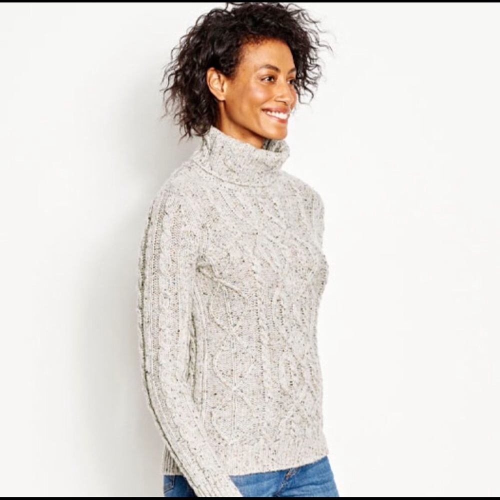 NWT Wool/Cashmere Orvis Sweater